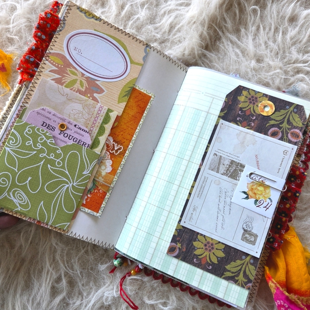 Patchwork Eclectic SUMMER Junk JOURNAL - Picture 11 of 17